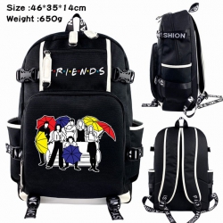 Friends Anime Backpack schoolb...