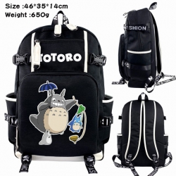 Totoro Anime Backpack schoolba...