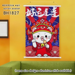 Lucky Cat New Year White Plast...