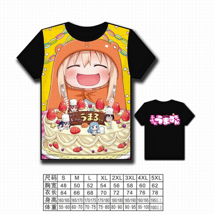 Himono!Umarucha Full color printed short-sleeved T-shirt S M L XL 2XL 3XL 4XL 5XL NO FILLING