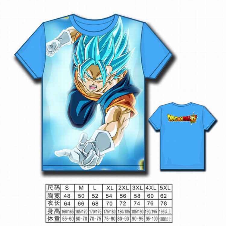 Dragon Ball Full color printed short-sleeved T-shirt S M L XL 2XL 3XL 4XL 5XL NO FILLING