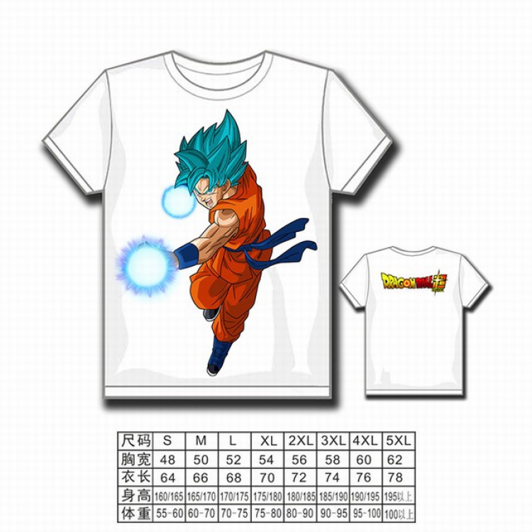 Dragon Ball Full color printed short-sleeved T-shirt S M L XL 2XL 3XL 4XL 5XL