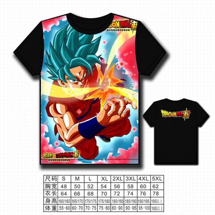 Dragon Ball Full color printed short-sleeved T-shirt S M L XL 2XL 3XL 4XL 5XL