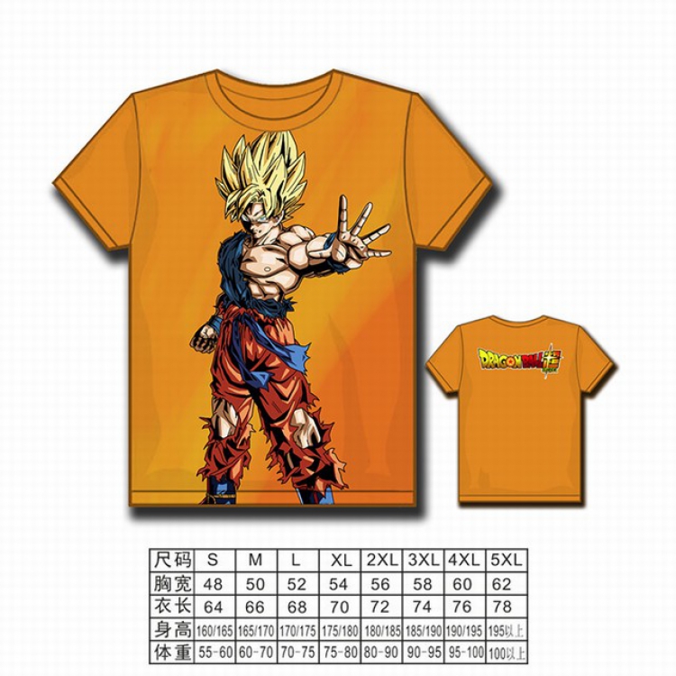Dragon Ball Full color printed short-sleeved T-shirt S M L XL 2XL 3XL 4XL 5XL