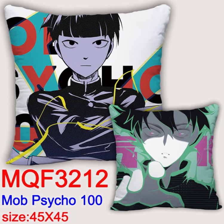 Mob Psycho 100 Double-sided full color pillow dragon ball 45X45CM MQF 3212