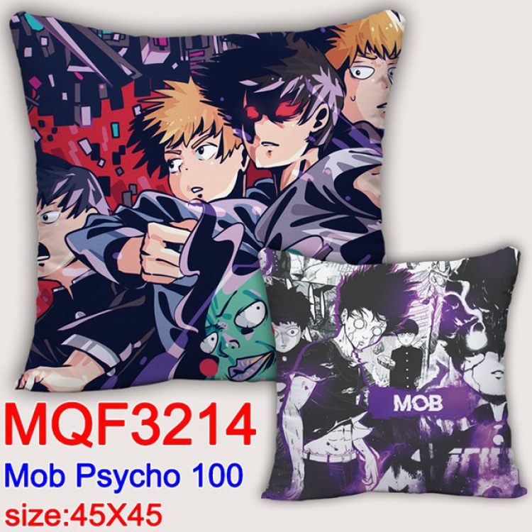 Mob Psycho 100 Double-sided full color pillow dragon ball 45X45CM MQF 3214