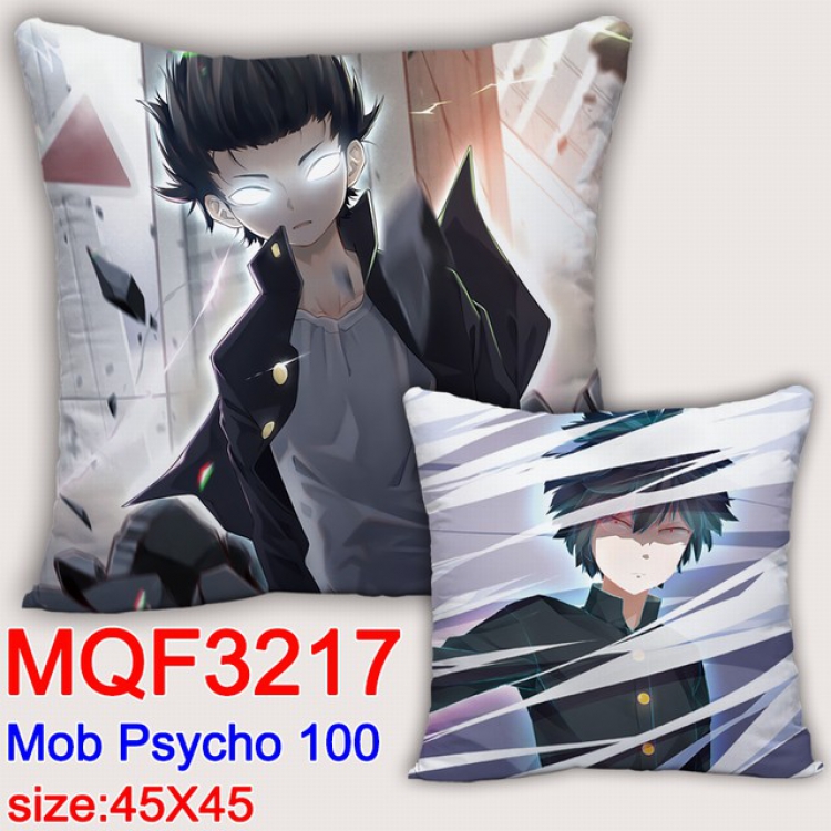 Mob Psycho 100 Double-sided full color pillow dragon ball 45X45CM MQF 3217