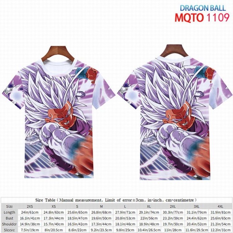 Dragon Ball Full color short sleeve t-shirt 9 sizes from 2XS to 4XL MQTO-1109