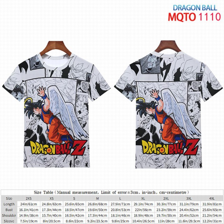 Dragon Ball Full color short sleeve t-shirt 9 sizes from 2XS to 4XL MQTO-1110