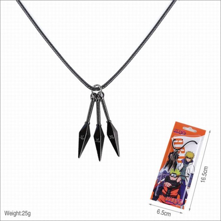 Naruto Necklace pendant 16.5X6.5CM 25G a set price for 5 pcs