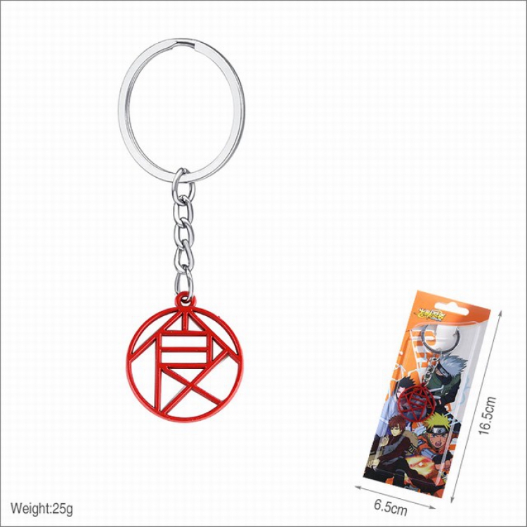 Naruto Keychain pendant 16.5X6.5CM 25G a set price for 5 pcs