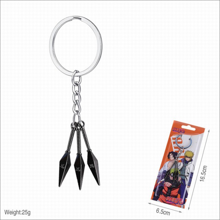 Naruto Keychain pendant 16.5X6.5CM 25G a set price for 5 pcs