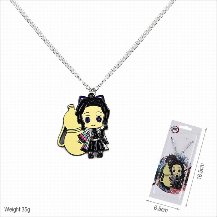 Demon Slayer Kimets Tsuyuri Kanawo Necklace pendant 16.5X6.5CM 35G a set price for 5 pcs