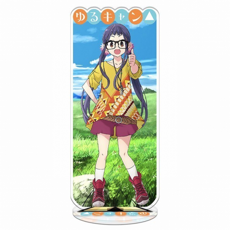 Laid-Back Camp: Room Camp △ Acrylic Standing Plates 20-22CM