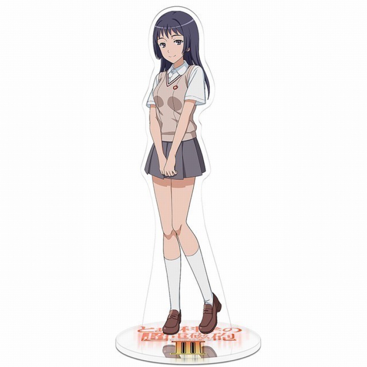 Toaru Kagaku no Railgun Awatsuki Acrylic Standing Plates 20-22CM