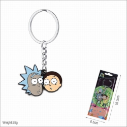 Rick and Morty Keychain pendan...