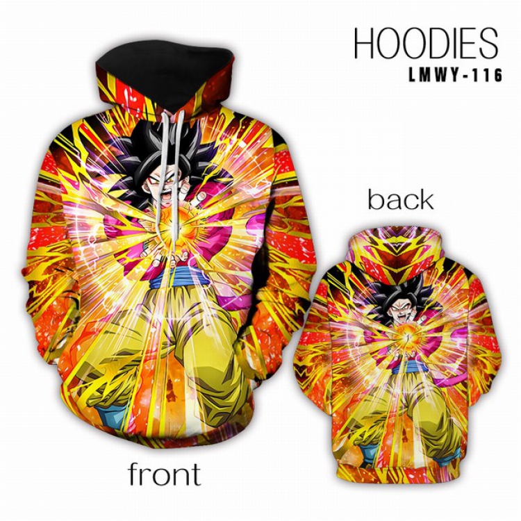 Dragon Ball Full color Hooded Long sleeve Hoodie S M L XL XXL XXXL preorder 2 days LMWY116