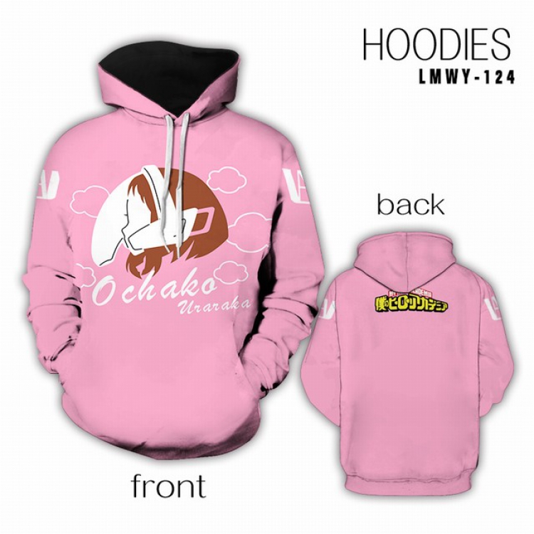 My Hero Academia Full color Hooded Long sleeve Hoodie S M L XL XXL XXXL preorder 2 days LMWY124