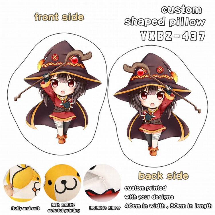 Konosuba Custom Shaped Pillow 40X50CM YXBZ437