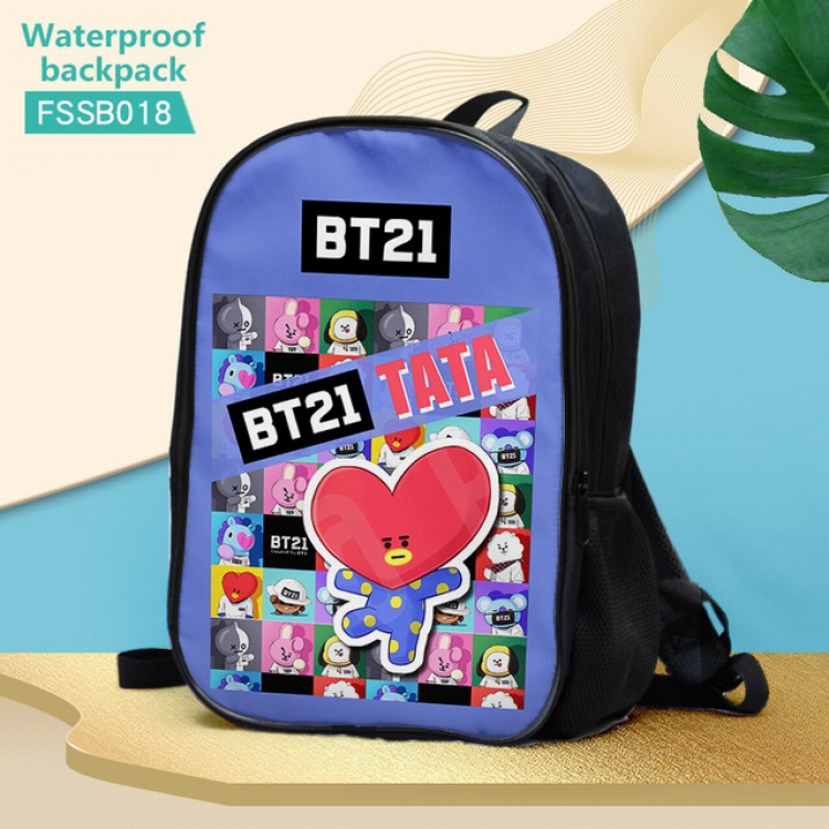 FSSB018-BTS Waterproof Backpack 30X17X40CM 0.5KG