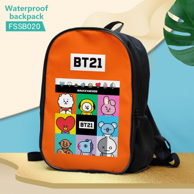 FSSB020-BTS Waterproof Backpack 30X17X40CM 0.5KG