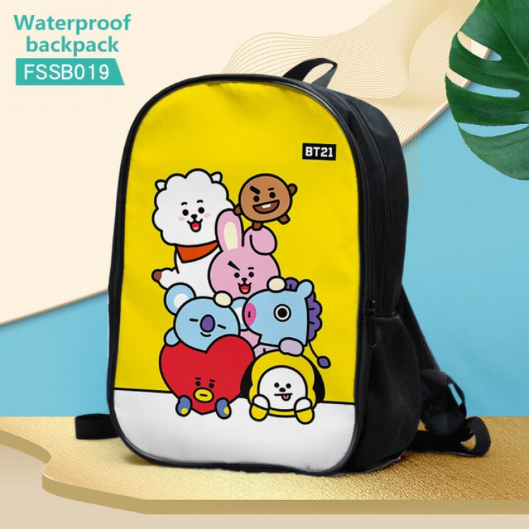 FSSB019-BTS Waterproof Backpack 30X17X40CM 0.5KG