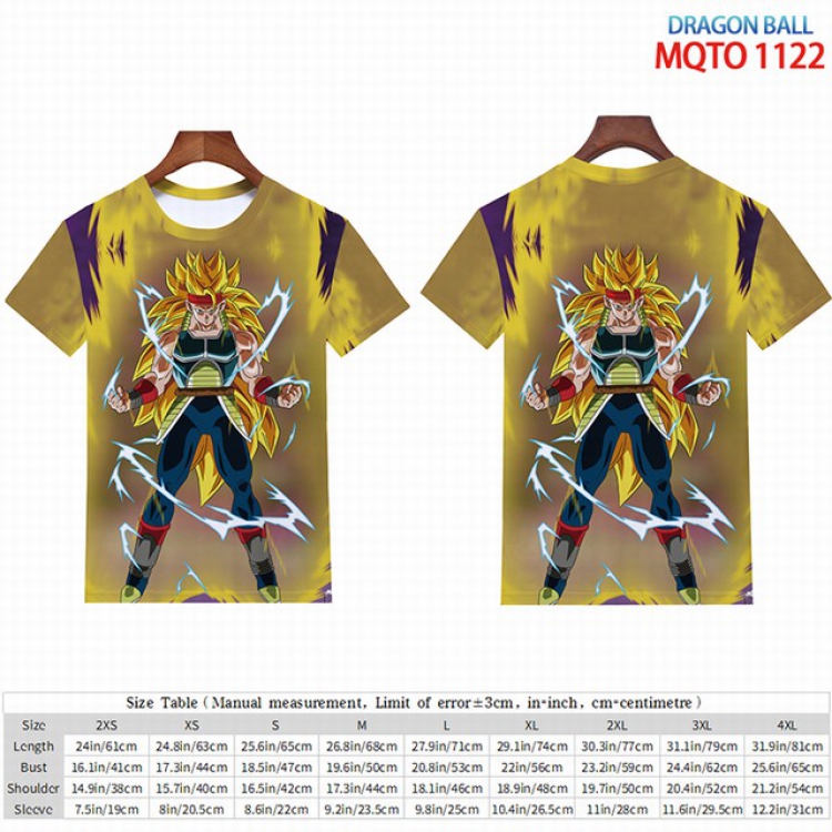 Dragon Ball Full color short sleeve t-shirt 9 sizes from 2XS to 4XL MQTO-1122