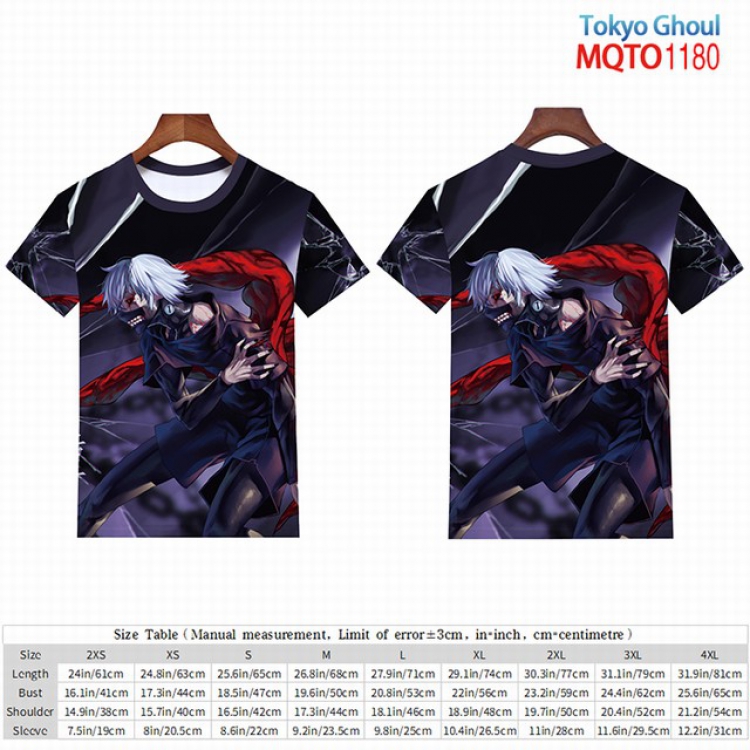 Tokyo Ghoul Full color short sleeve t-shirt 9 sizes from 2XS to 4XL MQTO-1180