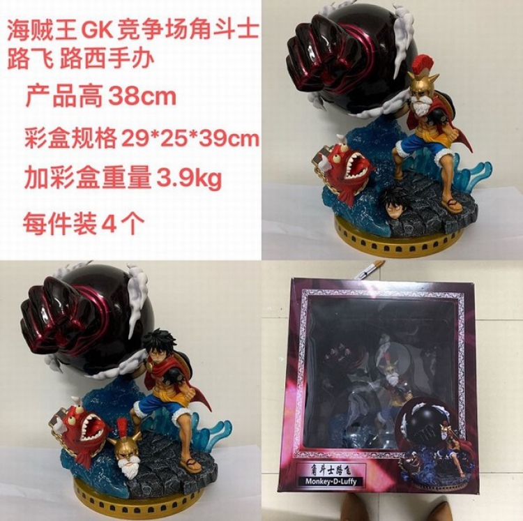 One Piece GK Monkey D. Luffy Boxed Figure Decoration Model 38CM 3.9KG
