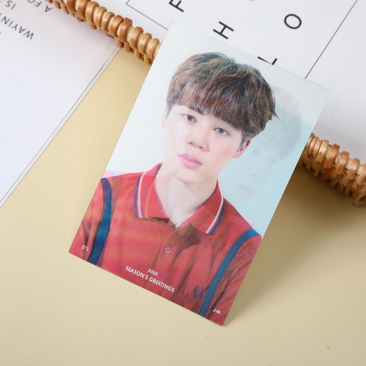 BTS JIMIN  Photo card 3D card photos a set price for 5 pcs