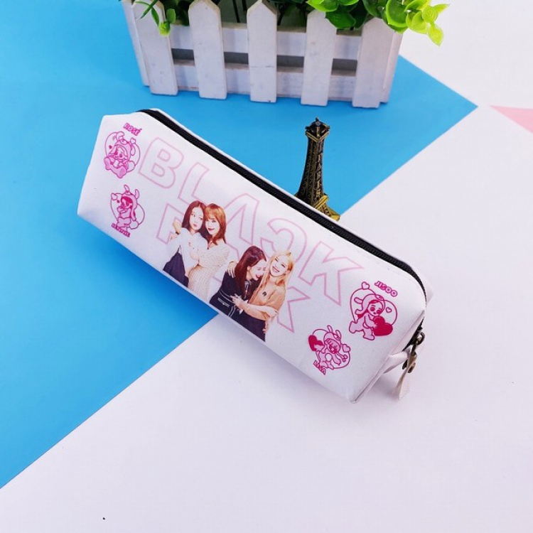 Blackpink Cartoon character stationery bag pencil case 18X5X5CM 45G a set price for 5 pcs