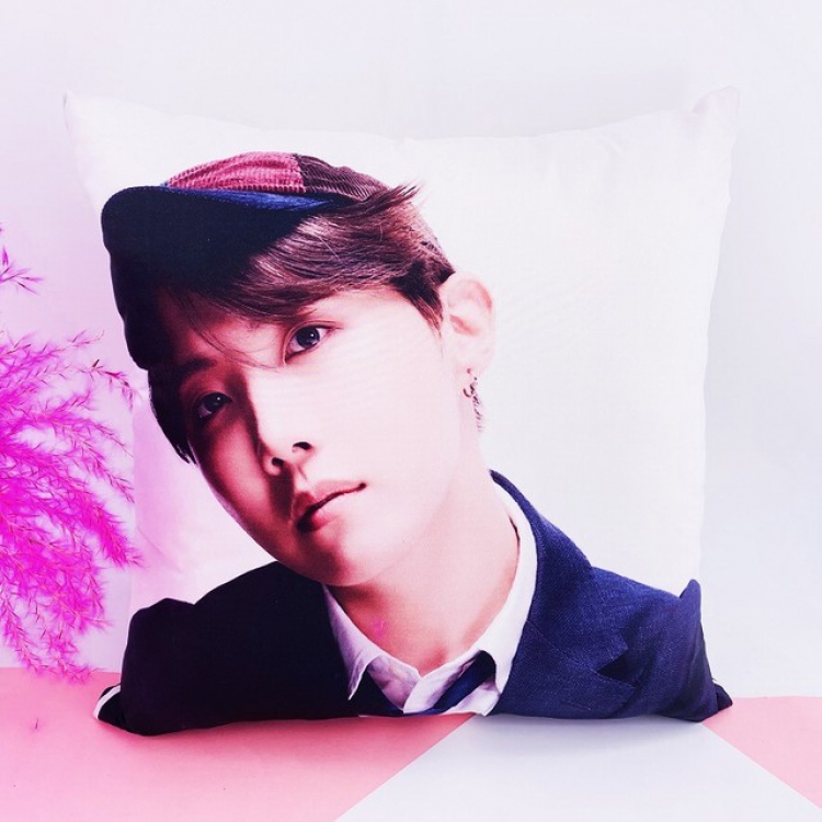 BTS J-HOPE Square pillow humanoid cushion cushion 40X40CM 320G