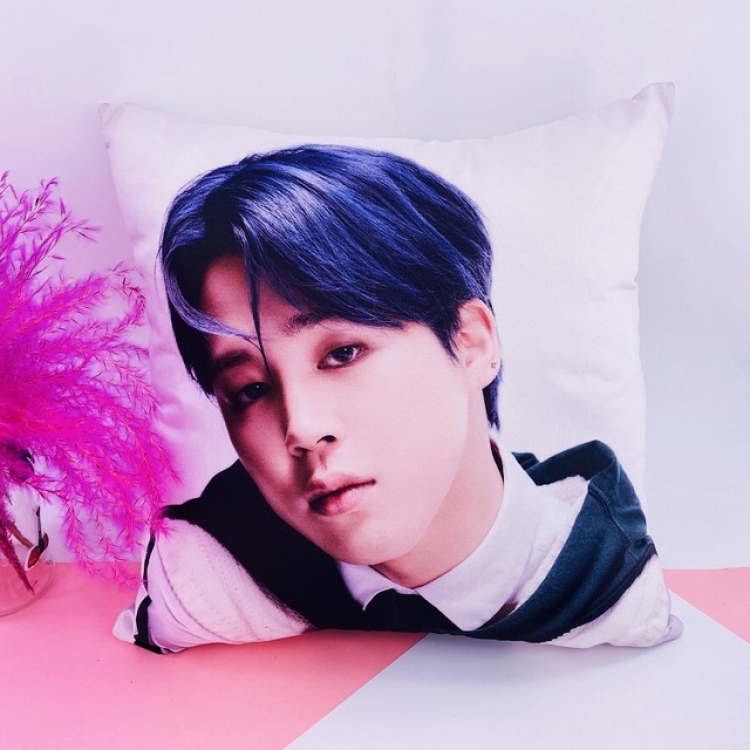 BTS JIMIN Square pillow humanoid cushion cushion 40X40CM 320G