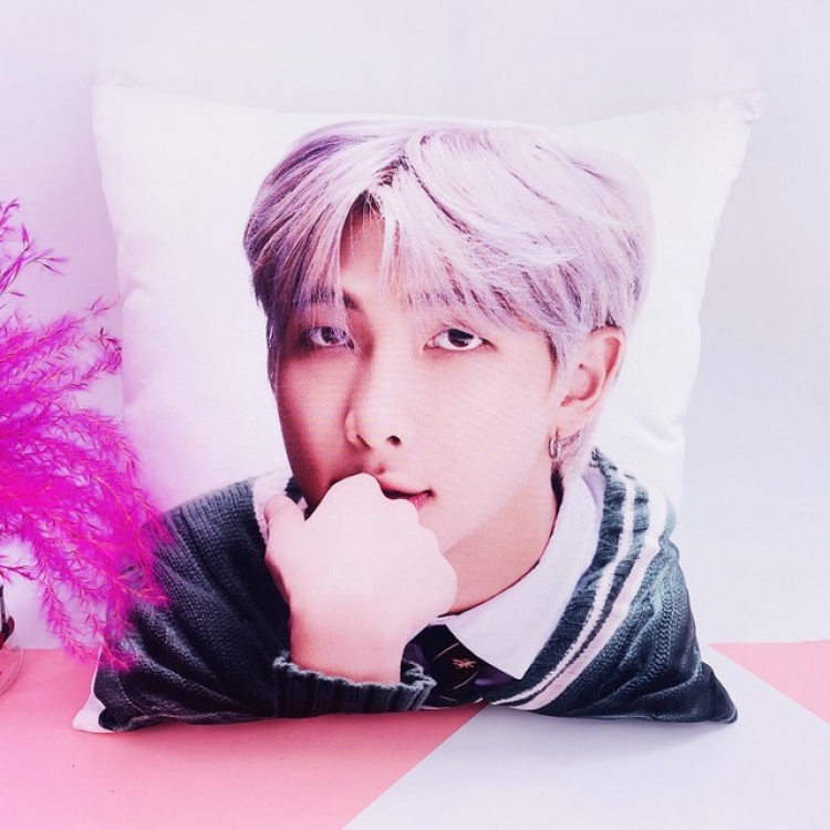 BTS RM Square pillow humanoid cushion cushion 40X40CM 320G