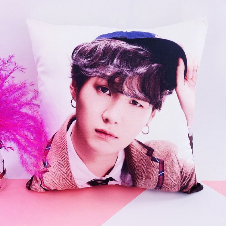 BTS SUGA Square pillow humanoid cushion cushion 40X40CM 320G