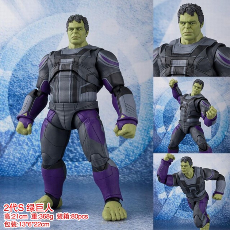 The Avengers Hulk Boxed Figure Decoration Model 21CM 363G Color box size:13X6X22CM