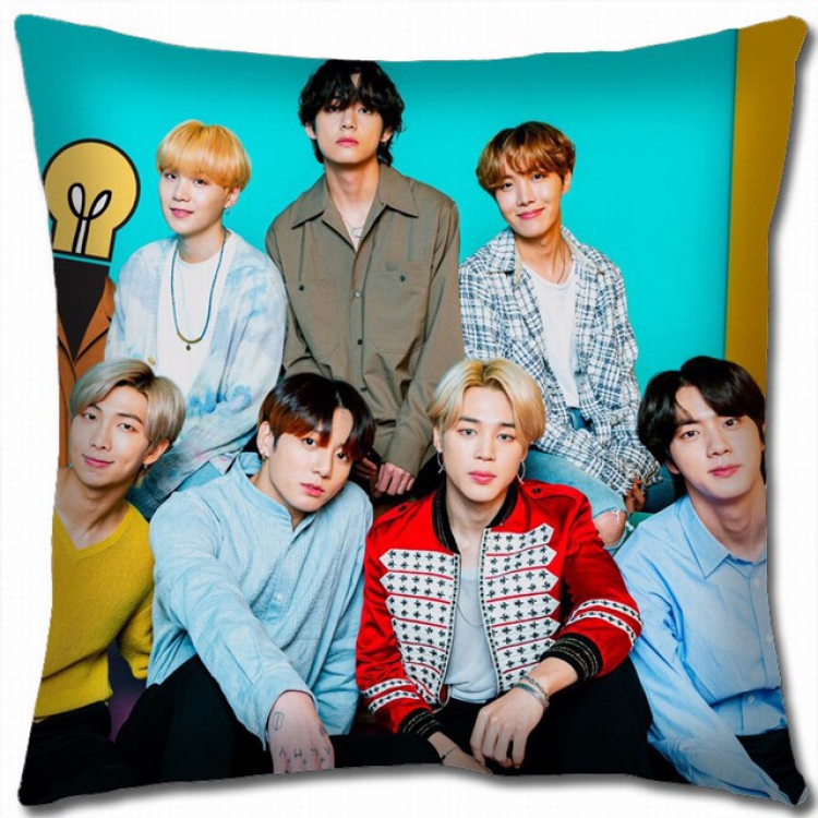 BTS Double-sided full color pillow cushion 45X45CM BS-757 NO FILLING
