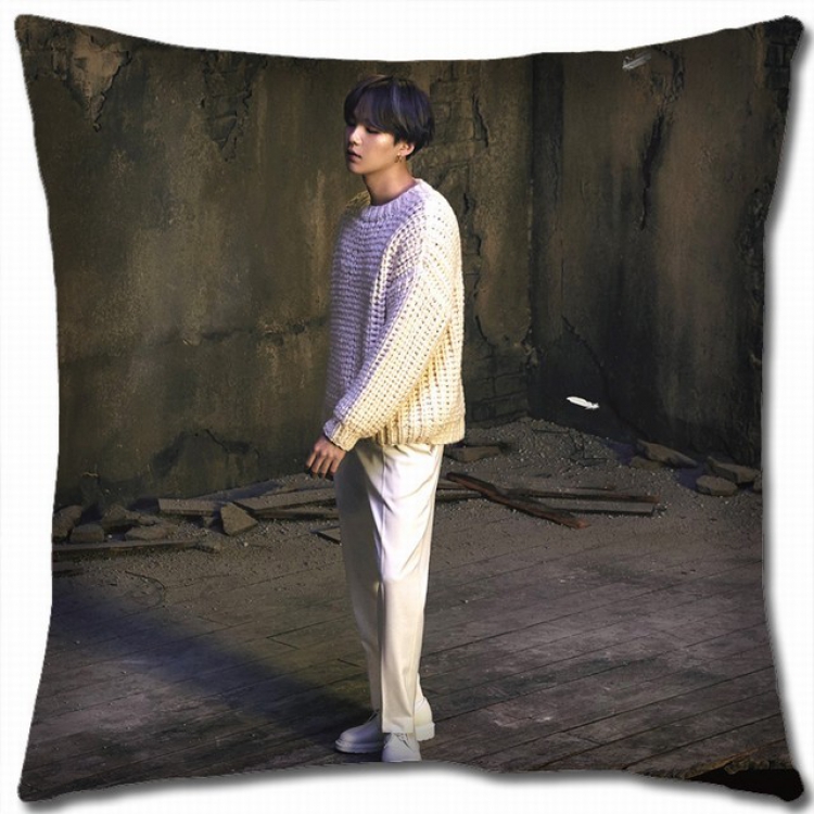 BTS Double-sided full color pillow cushion 45X45CM BS-770 NO FILLING