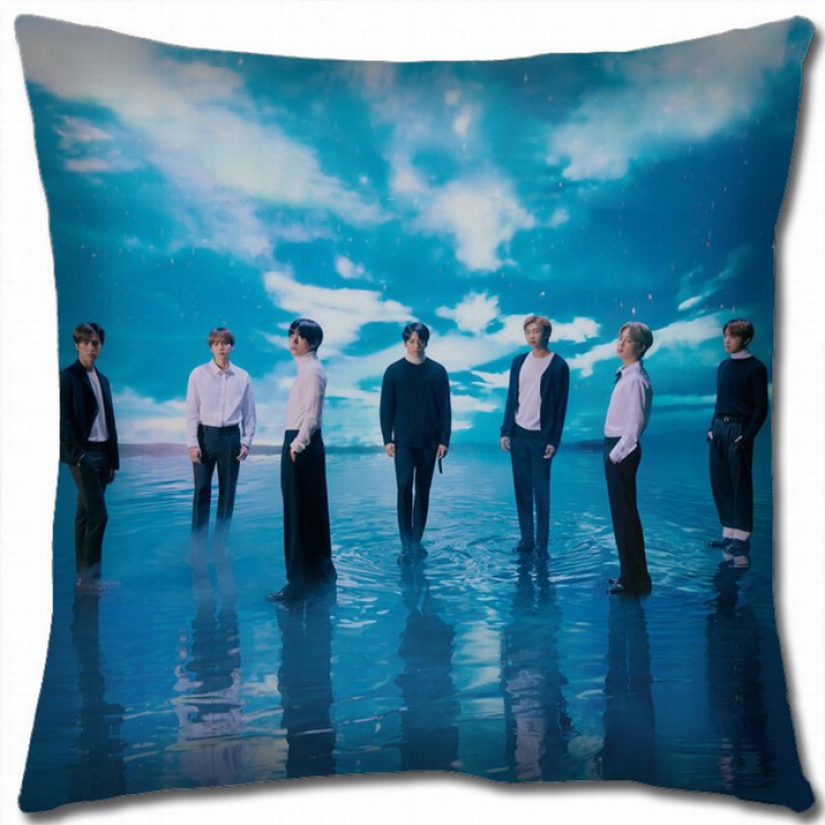 BTS Double-sided full color pillow cushion 45X45CM BS-768 NO FILLING