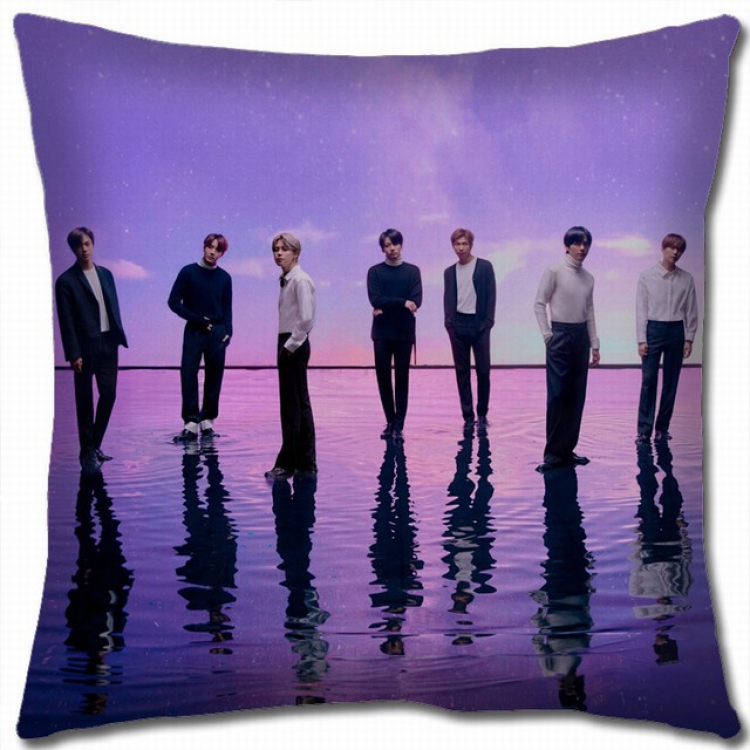 BTS Double-sided full color pillow cushion 45X45CM BS-767 NO FILLING