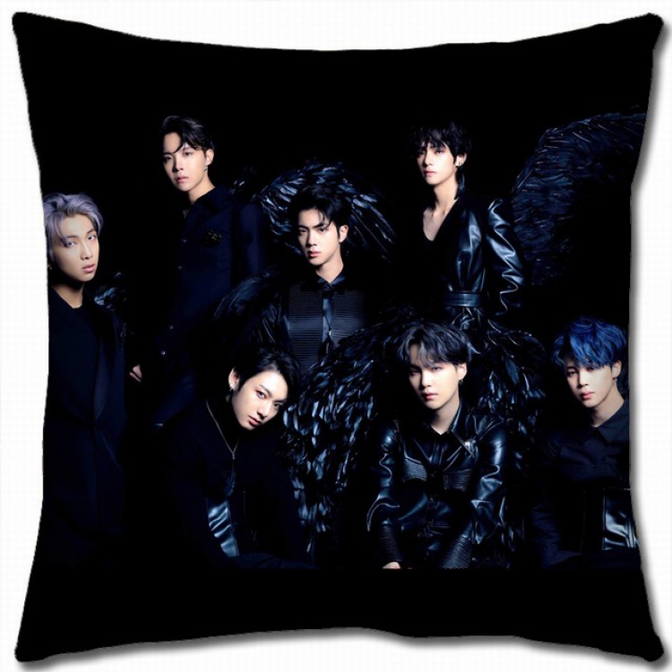 BTS Double-sided full color pillow cushion 45X45CM BS-777 NO FILLING