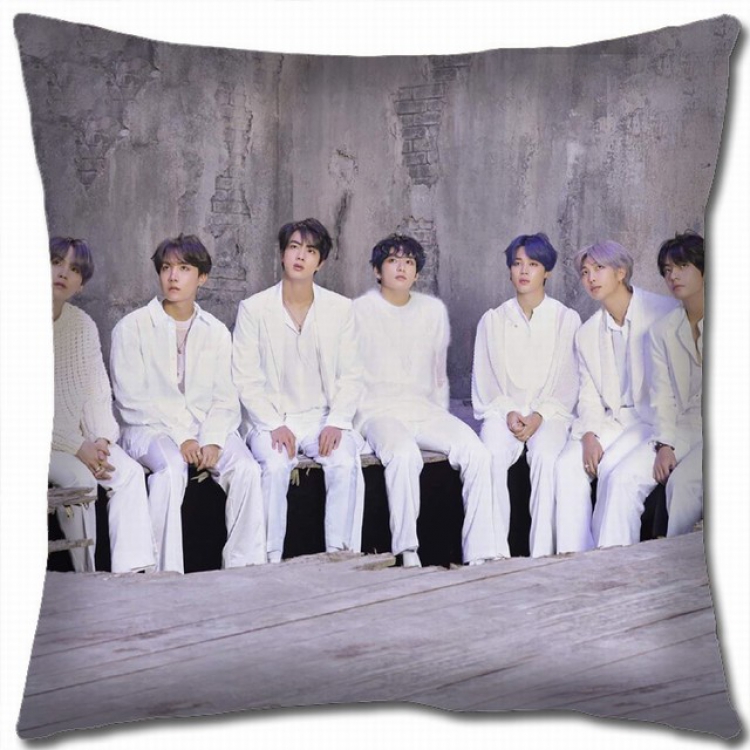 BTS Double-sided full color pillow cushion 45X45CM BS-800 NO FILLING