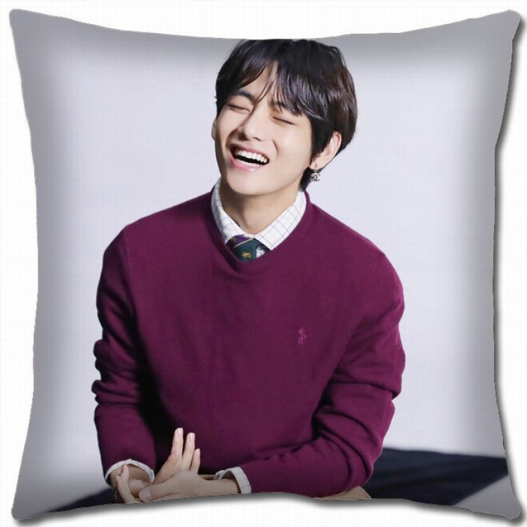 BTS Double-sided full color pillow cushion 45X45CM BS-817 NO FILLING