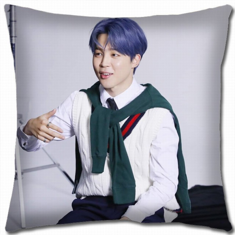 BTS Double-sided full color pillow cushion 45X45CM BS-822 NO FILLING