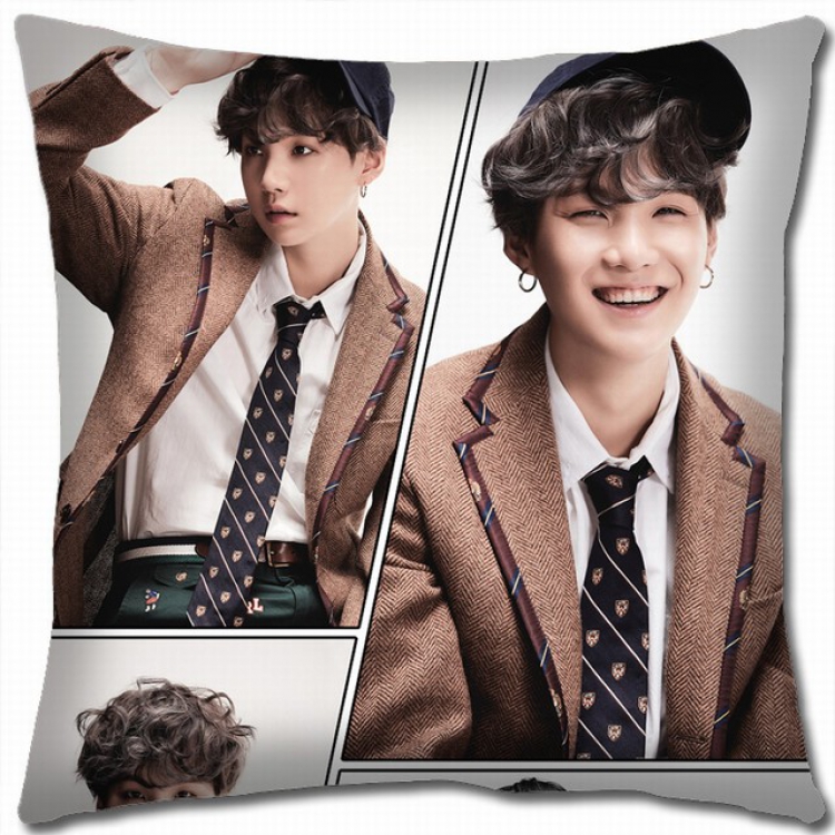 BTS Double-sided full color pillow cushion 45X45CM BS-825B NO FILLING