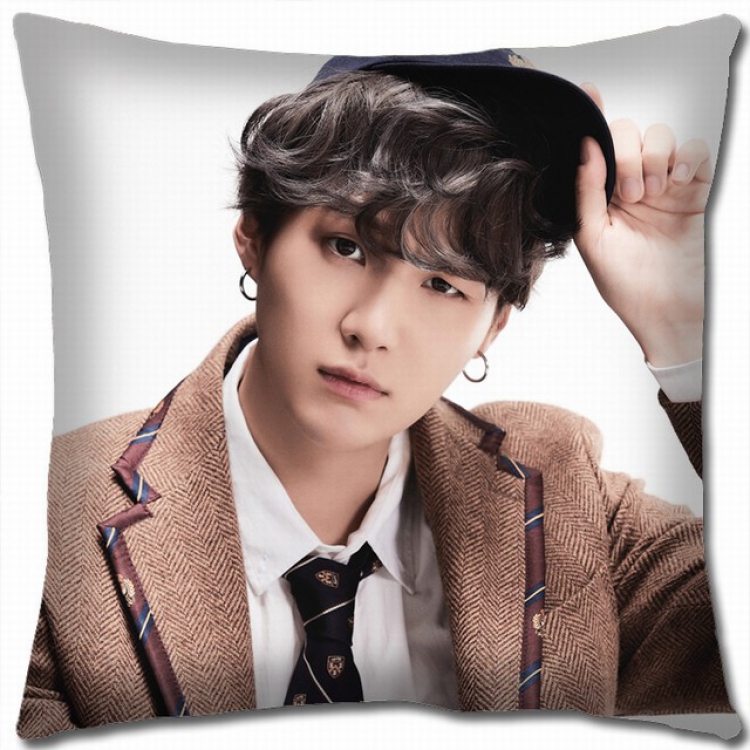 BTS Double-sided full color pillow cushion 45X45CM BS-825A NO FILLING
