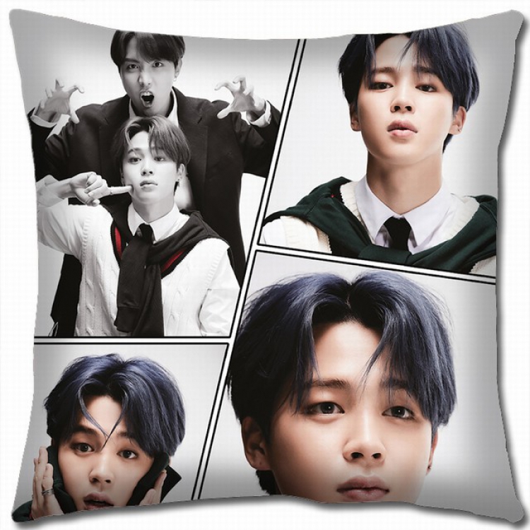 BTS Double-sided full color pillow cushion 45X45CM BS-827B NO FILLING