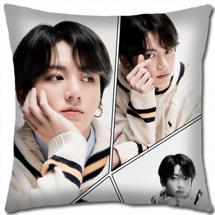 BTS Double-sided full color pillow cushion 45X45CM BS-829B NO FILLING