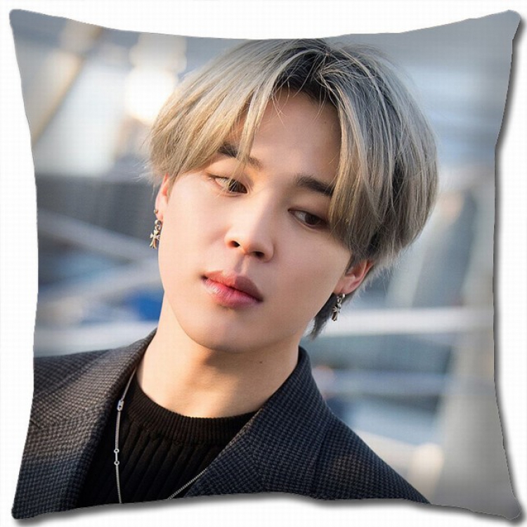 BTS Double-sided full color pillow cushion 45X45CM BS-859 NO FILLING