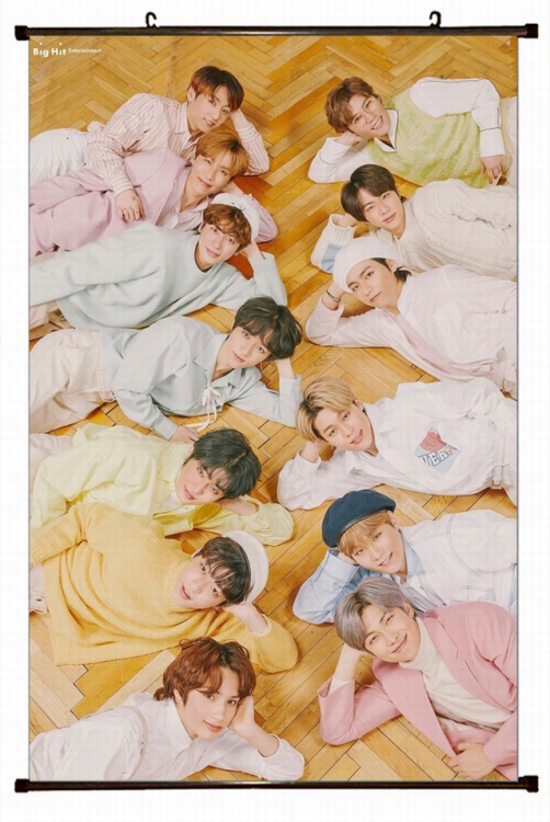 BTS Plastic pole cloth painting Wall Scroll 60X90CM preorder 3 days BS-855 NO FILLING